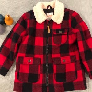 New without tags 4T buffalo plaid jacket